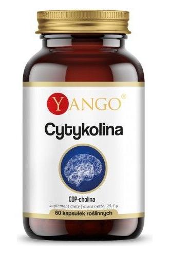Yango Citicoline 250 mg supplement bottle with 60 caps for brain health