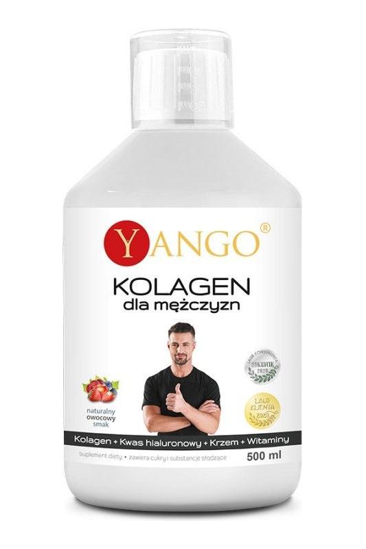 Yango collagen for men, 500ml, supports skin health and strengthens hair and joints.