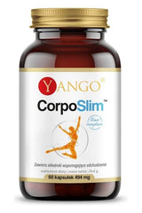 Yango CorpoSlim dietary supplement bottle with 60 capsules for natural weight loss and metabolism support.