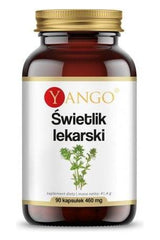 Yango Eyebright supplement bottle containing 90 capsules for natural eye support.