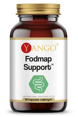 YANGO Fodmap Support™ supplement bottle, 90 capsules for digestive health support.