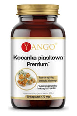 Yango Helichrysum Arenarium Premium capsules for liver and gallbladder support, 90 cap bottle, herbal supplement