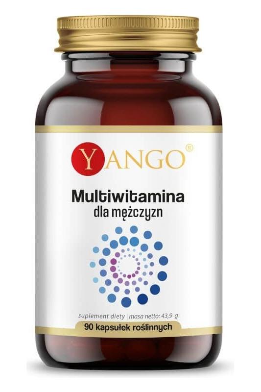 Yango Multivitamin for Men - 90 plant-based capsules, supports performance and mental sharpness.