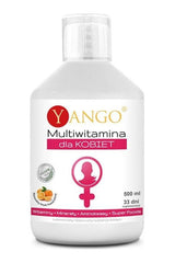 Yango Multivitamin for Women 500 ml, containing vitamins, minerals, and amino acids for women's health.