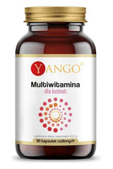 Yango multivitamin for women in a 90-capsule bottle, supporting energy, immunity, and overall health.