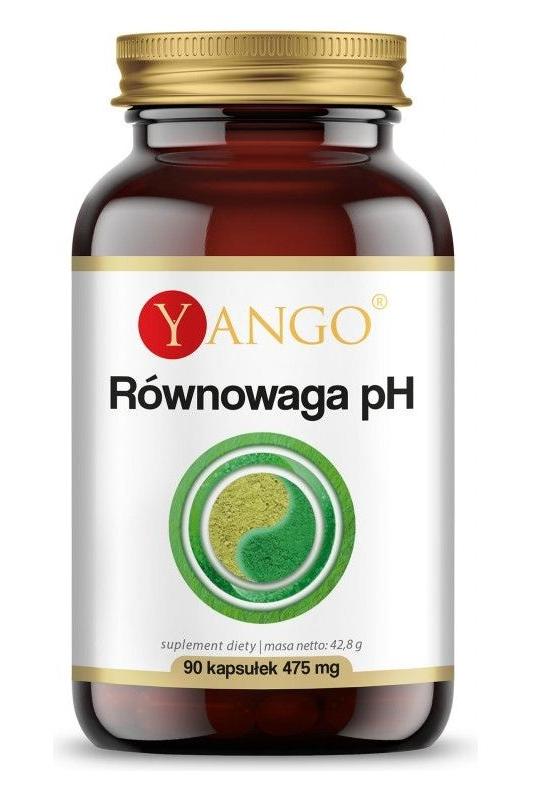 Yango Równowaga pH supplement, 90 capsules for maintaining healthy pH levels.