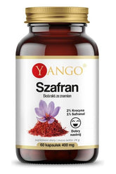 Saffranextrakt – 60 kapslar, framsida