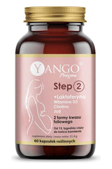 Yango Pregna Step 2 supplement for pregnant women, 60 capsules, supports maternal and baby health.