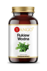 Yango Watercress supplement bottle containing 90 capsules, rich in vitamins and minerals for immune support.