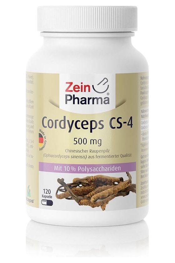 Zein Pharma - Cordyceps CS-4, 500mg - 120 caps - Nutri.se