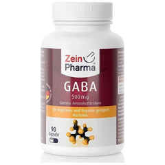 Zein Pharma - GABA, 500mg - 90 caps - Nutri.se