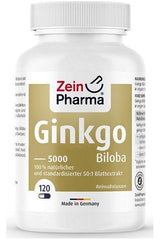 Zein Pharma - Ginkgo Biloba 5000, 100mg - 120 caps - Nutri.se
