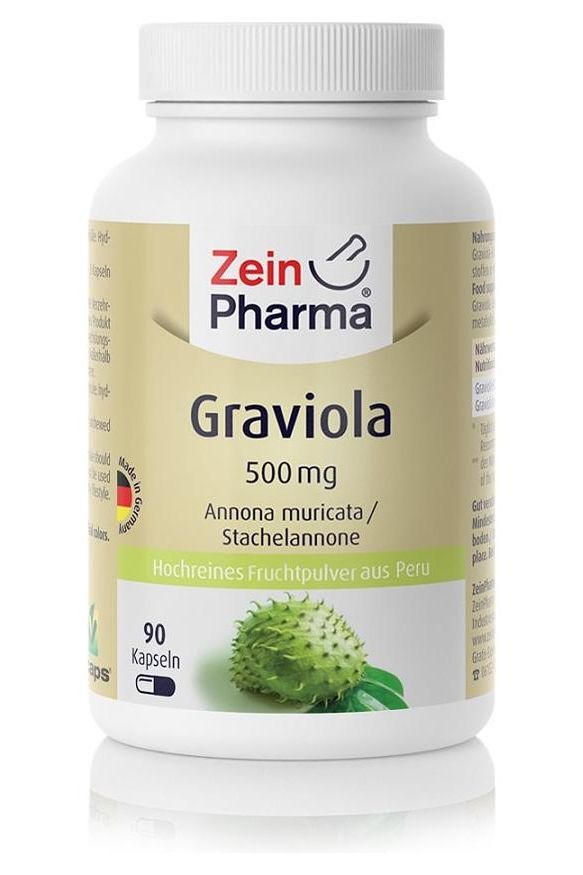 Zein Pharma - Graviola, 500mg - 90 caps - Nutri.se