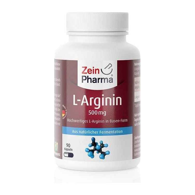 Zein Pharma - L-Arginine, 500mg - 90 caps