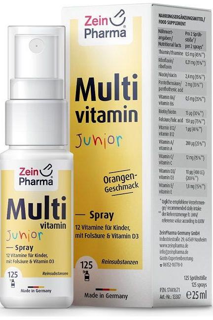 Zein Pharma - Multivitamin Junior Spray - 25 ml. - Nutri.se