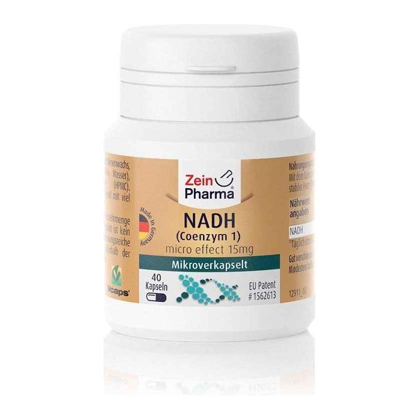 Zein Pharma - NADH (Coenzyme 1), 15mg - 40 caps
