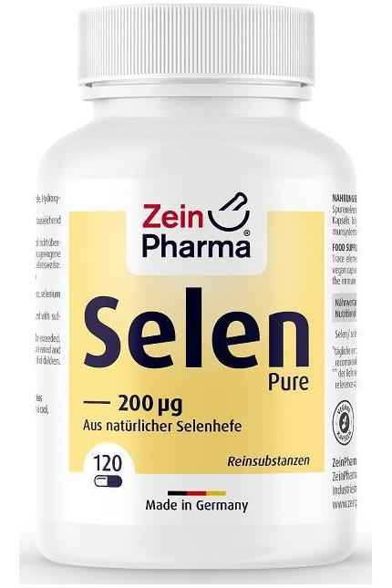 Zein Pharma - Selenium Pure, 200mcg - 120 caps