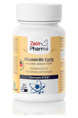 Zein Pharma - Vitamin B6 (P-5-P), 40mg - 60 caps - Nutri.se