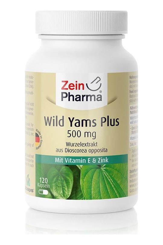 Zein Pharma - Wild Yams Plus, 500mg - 120 caps - Nutri.se
