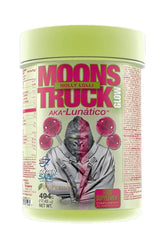 Zoomad Labs Moonstruck II Glow supplement container with colorful label and nutritional information.