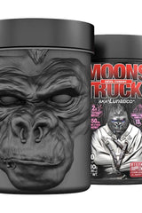 Zoomad Labs Moonstruck® II pre-workout container featuring a striking gorilla design and vibrant branding.