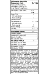 Nutritional information for Zoomad Labs Moonstruck® II Zero pre-workout supplement, 18g serving size.