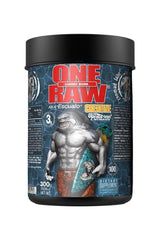 Zoomad Labs One Raw Creatine Cherry Bomb packaging with muscle illustration and supplement details.