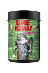 Zoomad Labs One Raw® Glutamine Cherry Bomb dietary supplement for muscle recovery and immune support.