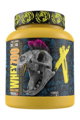 Zoomad Labs WHEYZOO protein powder in Vanilla Cake flavor, 3 lbs packaging with unique design.