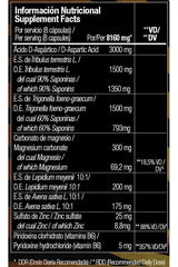 Nutritional supplement facts for Zoomad Labs Wildbeast II, detailing ingredients and their amounts per serving.