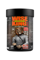 Wise King II supplement container featuring a lion character, promoting joint support and antioxidants for health.