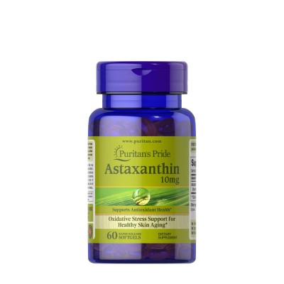 Puritan's Pride - Astaxanthin 10 mg - 60 Softgels