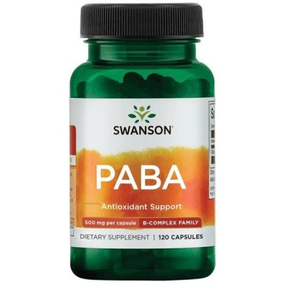 Swanson - PABA, 500mg - 120 caps