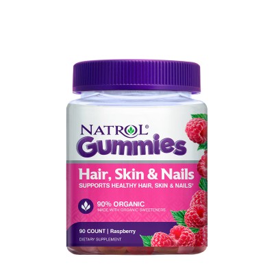 Natrol - Hair, Skin & Nails, Raspberry - 90 Gummies
