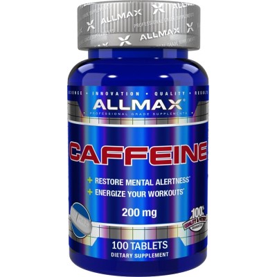 AllMax Nutrition - Caffeine, 200mg - 100 tablets