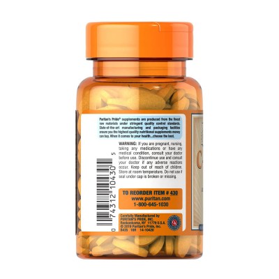 Puritan's Pride - Vitamin C-500 mg with Bioflavonoids & Rose