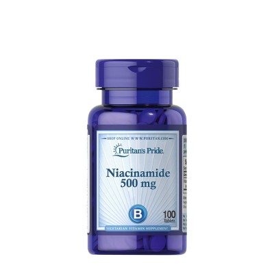 Puritan's Pride - Niacinamide 500 mg - 100 Tablets