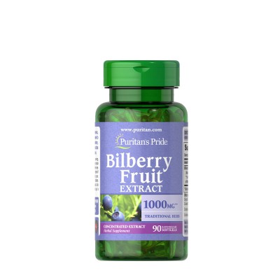 Puritan's Pride - Bilberry 1000 mg - 90 Softgels
