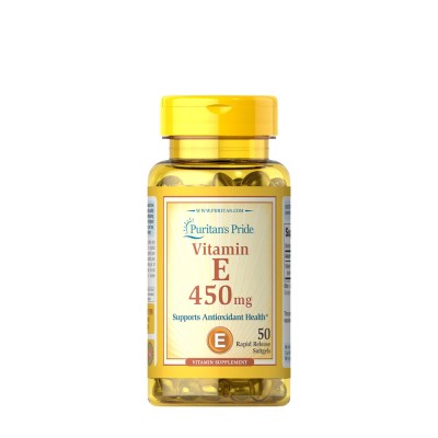 Puritan's Pride - Vitamin E-1000 IU - 50 Softgels