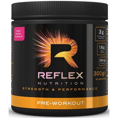 Reflex Nutrition - Pre-Workout, Fruit Punch - 300 grams