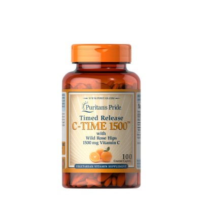 Puritan's Pride - Vitamin C-1500 mg with Rose Hips Timed