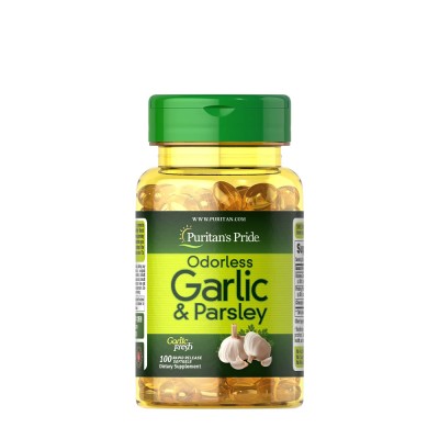 Puritan's Pride - Odorless Garlic & Parsley 500 mg / 100 mg -