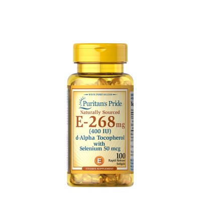 Puritan's Pride - Vitamin E-with Selenium 400 IU Natural - 100