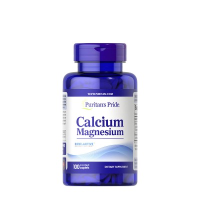Puritan's Pride - Calcium Magnesium Chelated - 100 Caplets