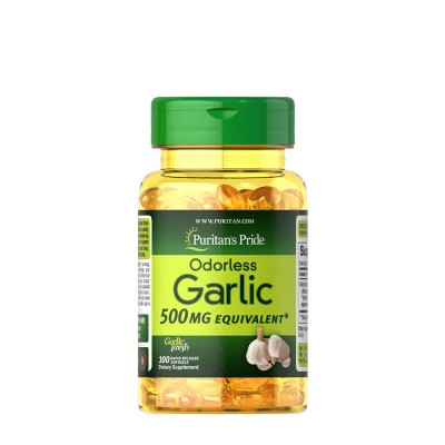 Puritan's Pride - Odorless Garlic 500 mg - 100 Softgels