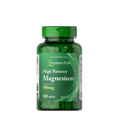 Puritan's Pride - Magnesium 500 mg - 100 Tablets