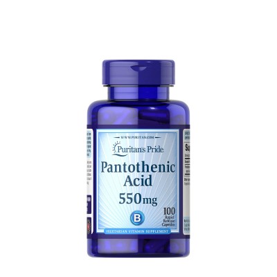 Puritan's Pride - Pantothenic Acid 550 mg Rapid Release - 100