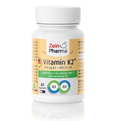 Zein Pharma - Vitamin K2+ Menachinon-7, 100mcg - 60 caps