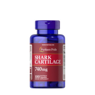 Puritan's Pride - Shark Cartilage 740 mg - 100 Capsules