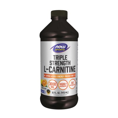 Now Foods - L-Carnitine, Triple Strength Liquid, Citrus - 473 ml